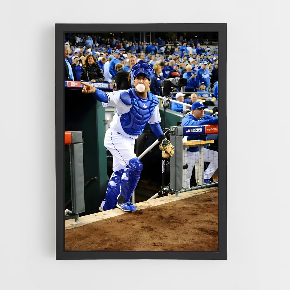 Poster Prêt pour le Home Run – affiche Baseball (vue 2)
